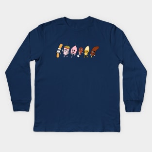 Lets All Go To A Theme Park Kids Long Sleeve T-Shirt